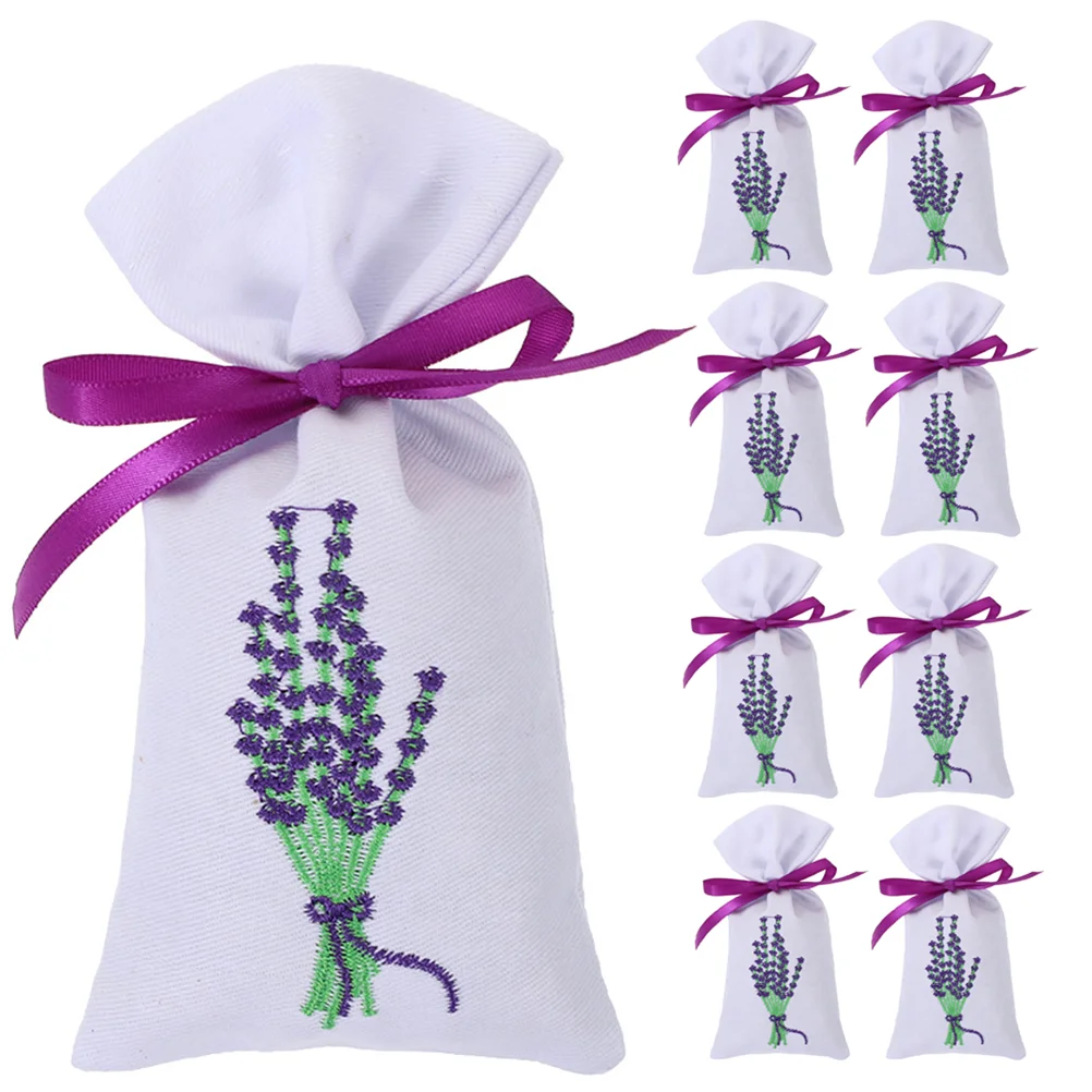 9 Pcs Lavender Sachet Bags Empty Perfume Holder Scent Pouch Car Wardrobe Carry Packing Decorative