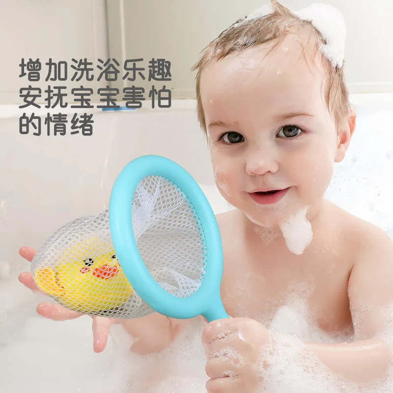 Children splashing in the water, ducklings, baby baths, baths, yellow ducks, swimming, fishing, boy and girl toys