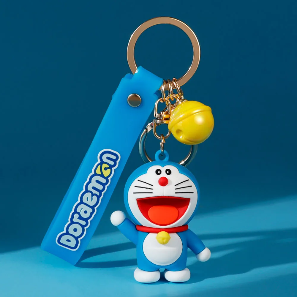 Nuovi portachiavi ufficiali dei cartoni animati Doraemon Ciondoli creativi per borse Borse pratiche e chiavi Decorazione Regali adorabili per festival per bambini