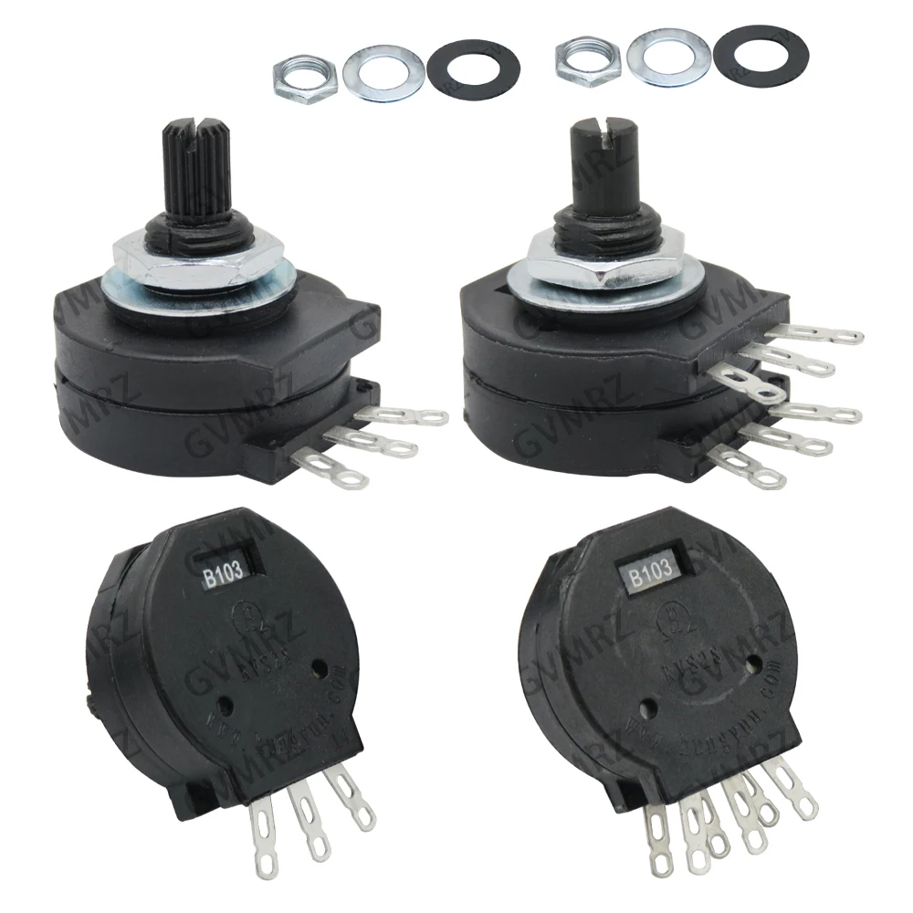 2PCS/5PCS RVS28P-B102 B103 3PIN/6PIN Electric welding machine Resistor 2W 1K 10K welding machine parts RVS28 B102 B103