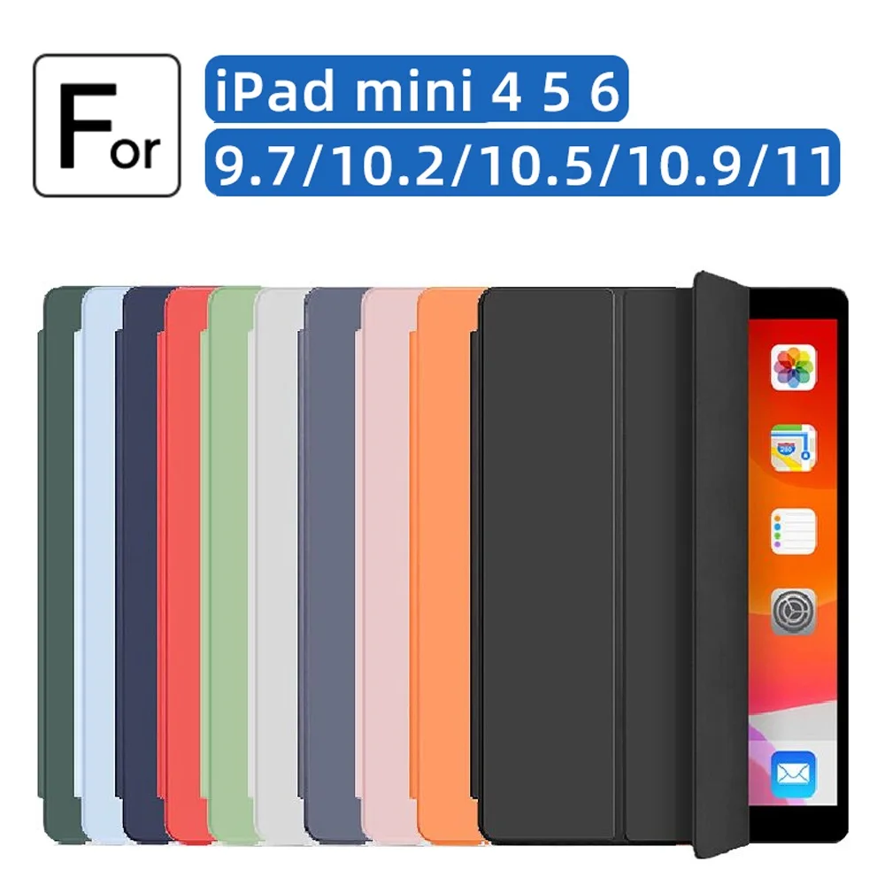 For 2019 iPad 10.2 Case 7/8/9th Generation Cover For 2018 9.7 5/6th Air 2/3 10.5 Mini 4 5 6 2020 Pro 11 Air 4/5 10.9