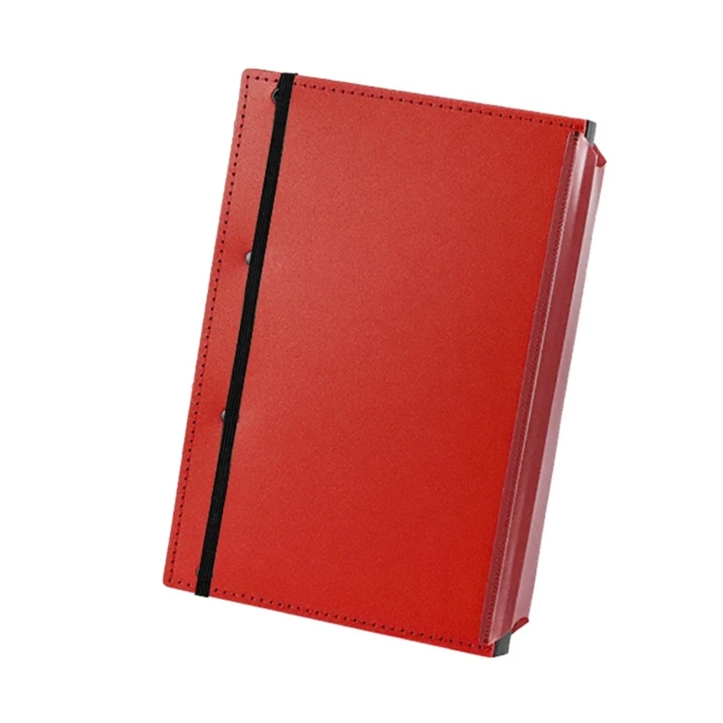 2 Layer Folding Nurse Clipboard with Elastic Band, Foldable Clipboard Pocket Writing Pad File Folder for Office School