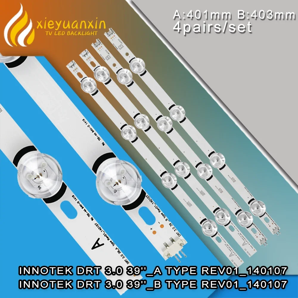 10set LED Backlight Strip for LIG  lnnotek drt 3.0 39