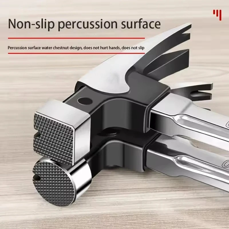 Woodworking Striking Tools Magnetic Automatic Nail Suction Heavy Claw Hammer 10OZ Nail Hammer Tool Steel
