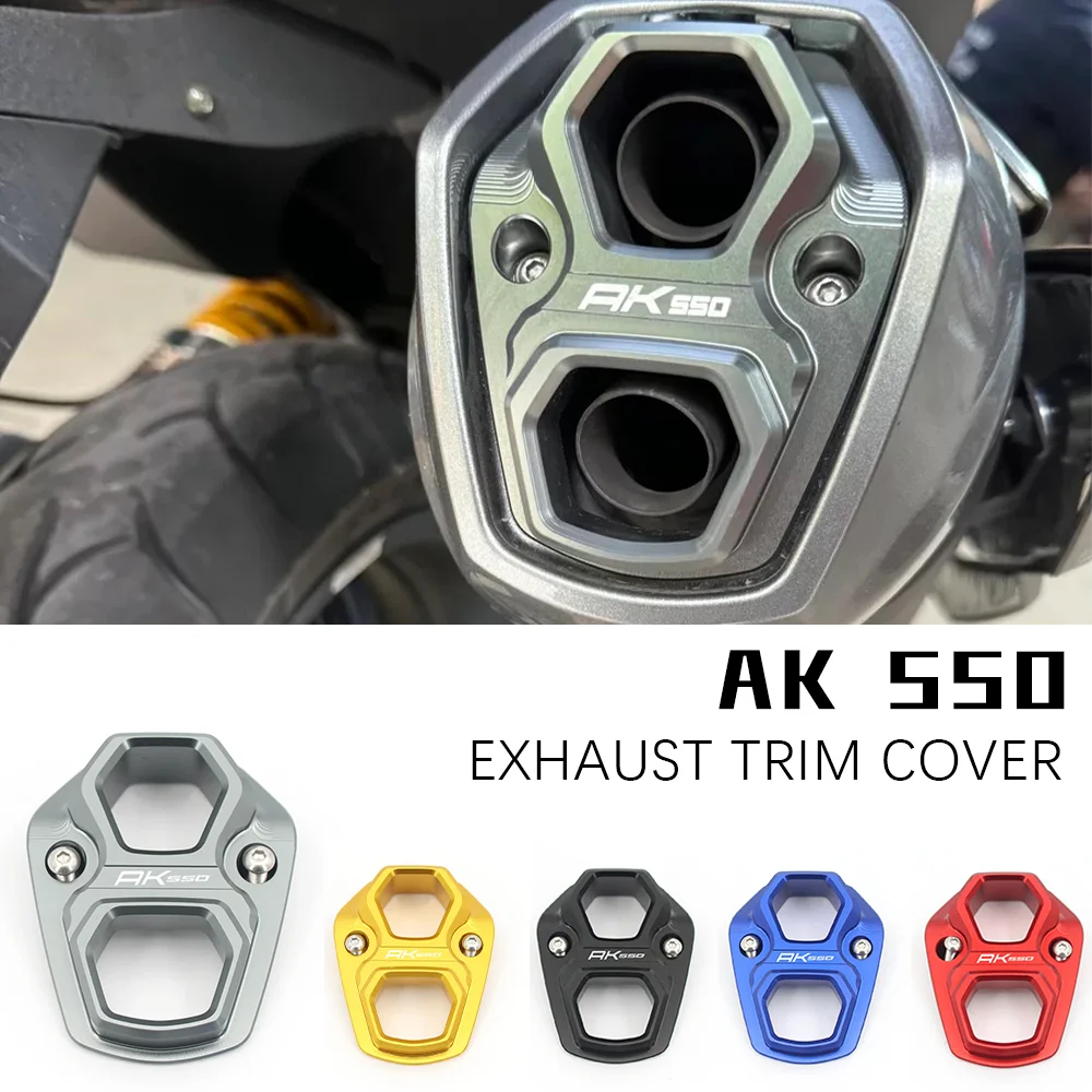 

for KYMCO AK550 Accessories Exhaust Rear Trim Cover AK 550 Exhaust Cover AK550 CNC Aluminum 550AK 550 AK Parts 2017 - 2023