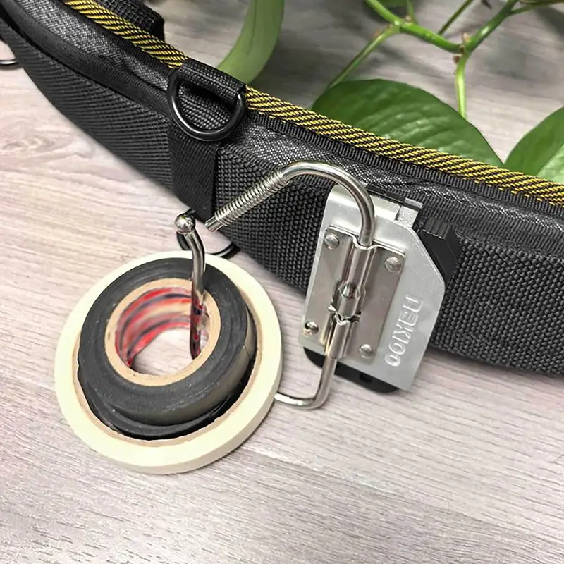 Electrician Tool Hanging Buckle Clip Quick Release Waist Belt Hook For Insulation Tape Power Tool Storage Carrying Accessories