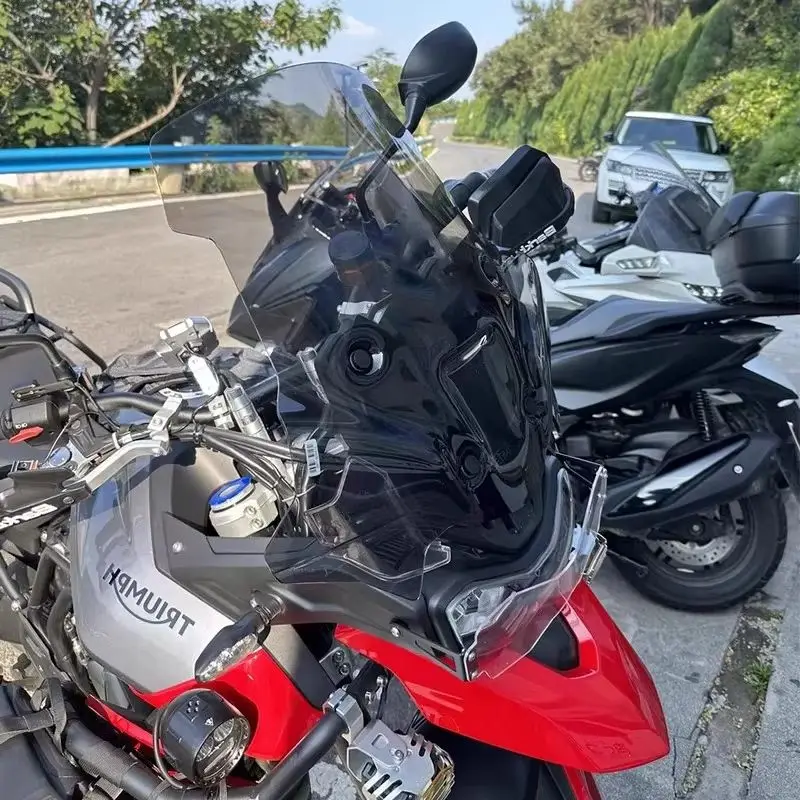 

Heightened Windshield for Triumph Tiger 900 / 850 Sport 2020-2025, Front Wind Screen Rain Deflector, ADV Motorcycle Accessory