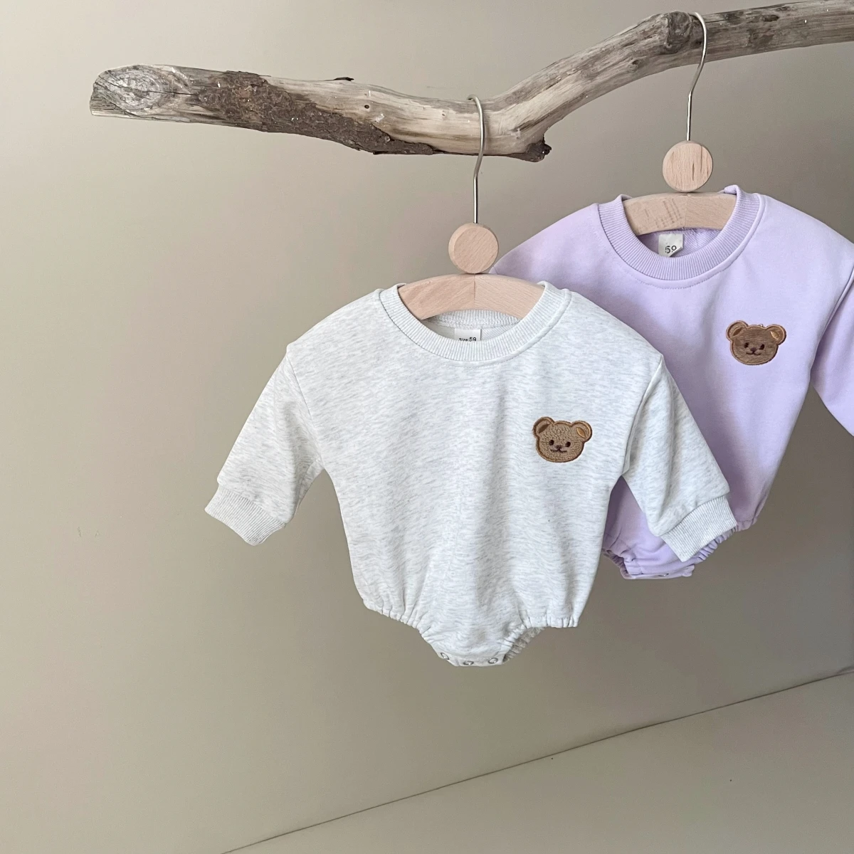 Baby Boys Girls Bodysuit Spring Autumn Newborn Clothes Little Bear Logo Cotton Long Sleeves Newborn Clothes for New Born Baby