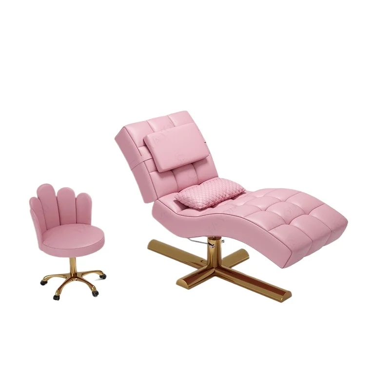 Massage bed S-shaped eyelash bed pattern embroidery