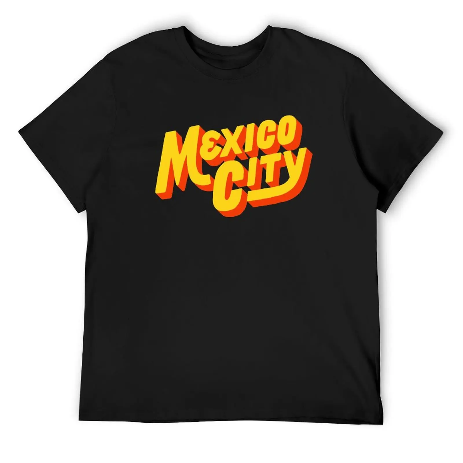 

Mexico City Lettering T-Shirt Short sleeve tee blacks customs oversized t shirts for men