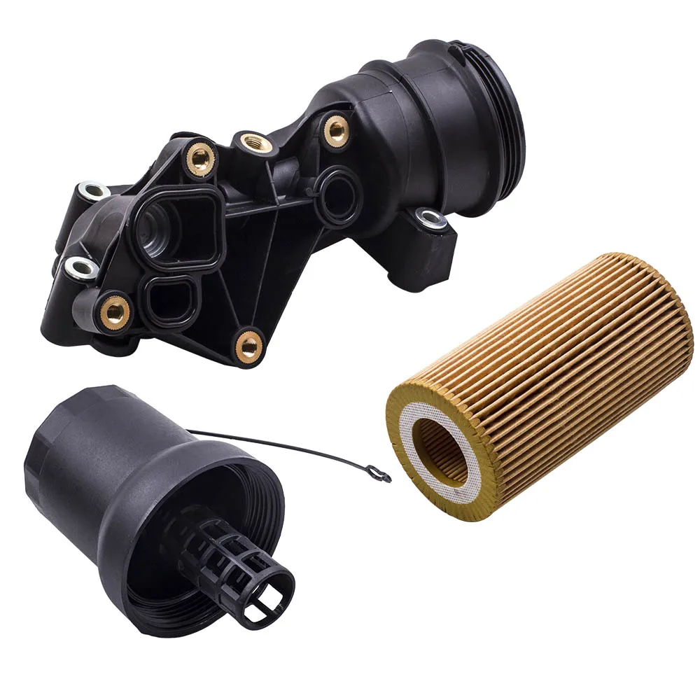 

Oil Filter Housing Adapter Assembly For VW Jetta Beetle Golf 2.5L 07K115397D