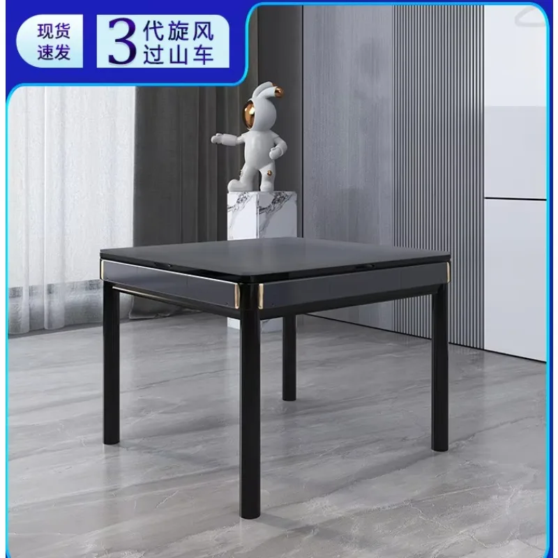 LTT  Mute Mahjong Machine Automatic Low Noise Mahjong Machine Dining Table Dual-Use Push-Free Card Mahjong Table