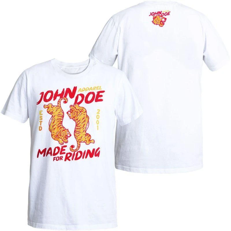 

John Doe "Tiger I" T-shirt Summer Luxury Brand Cotton Men's and Women's T-shirt Motorcycle Short Sleeve