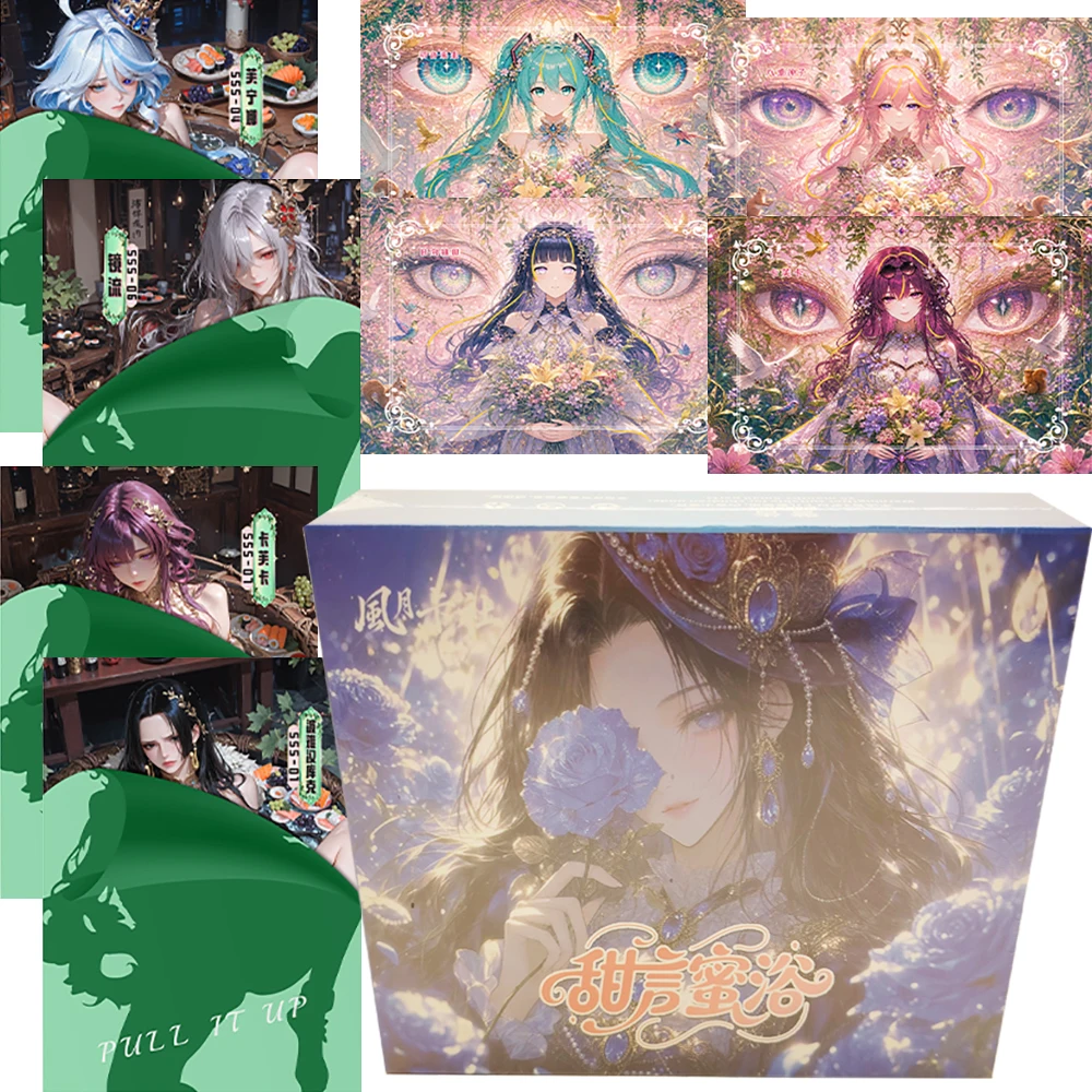 Mystery Waifu Collection Card Anime Game Highly Popular IP Woman Beautiful Charm Private Temptation Character Portrait Card Gift