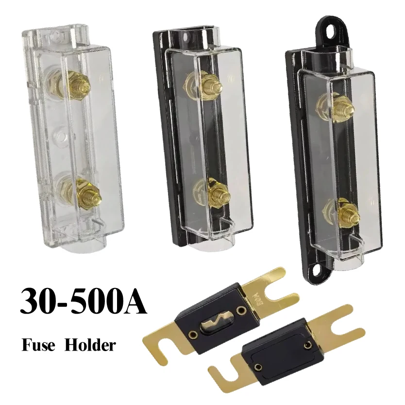 

Держатели автомобильных предохранителей AMP Плавкая ссылка с предохранителем Держатель предохранителя ANL на болте 30A-500A