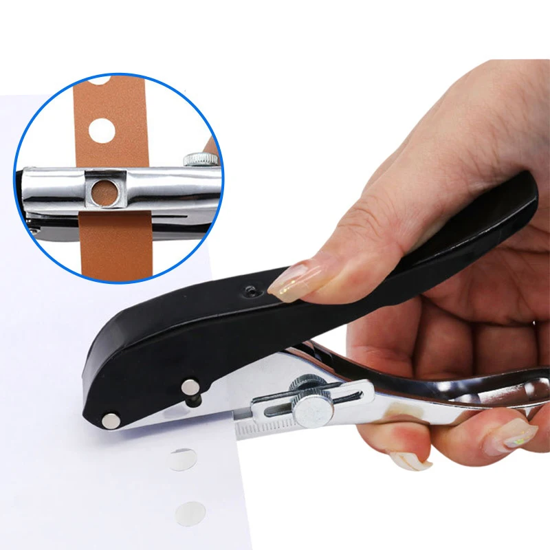 Manual Punch Edge Banding Pliers 8/10mm Hole Card Punching Tool For Plastic Sheet Paper PVC ABS Opener Nail Hole Masking Plier