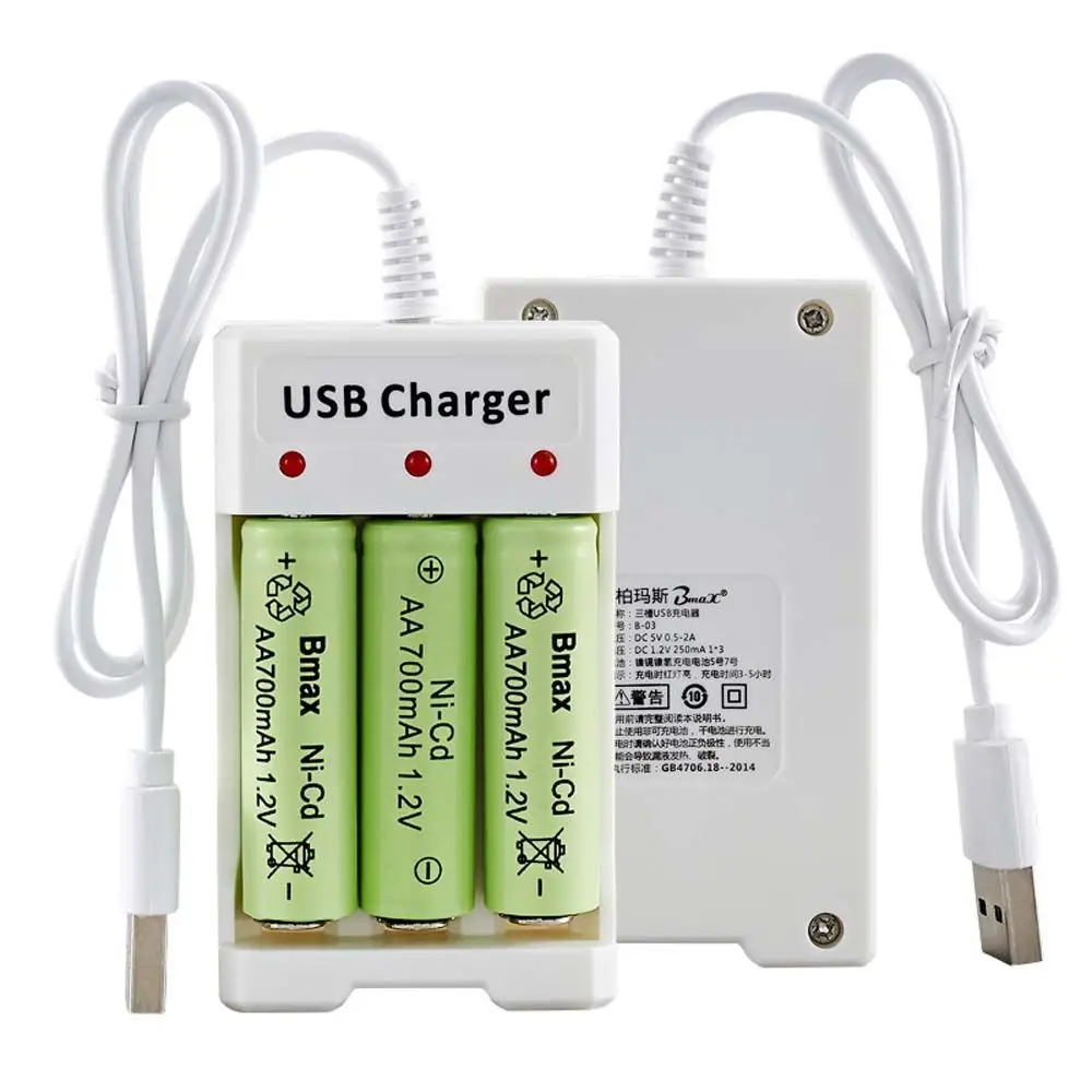 

Dock Smart Charger AAA Li-ion Battery Batteries USB Charger Battery Charger Battery Charging Station Lithium Battery Charger