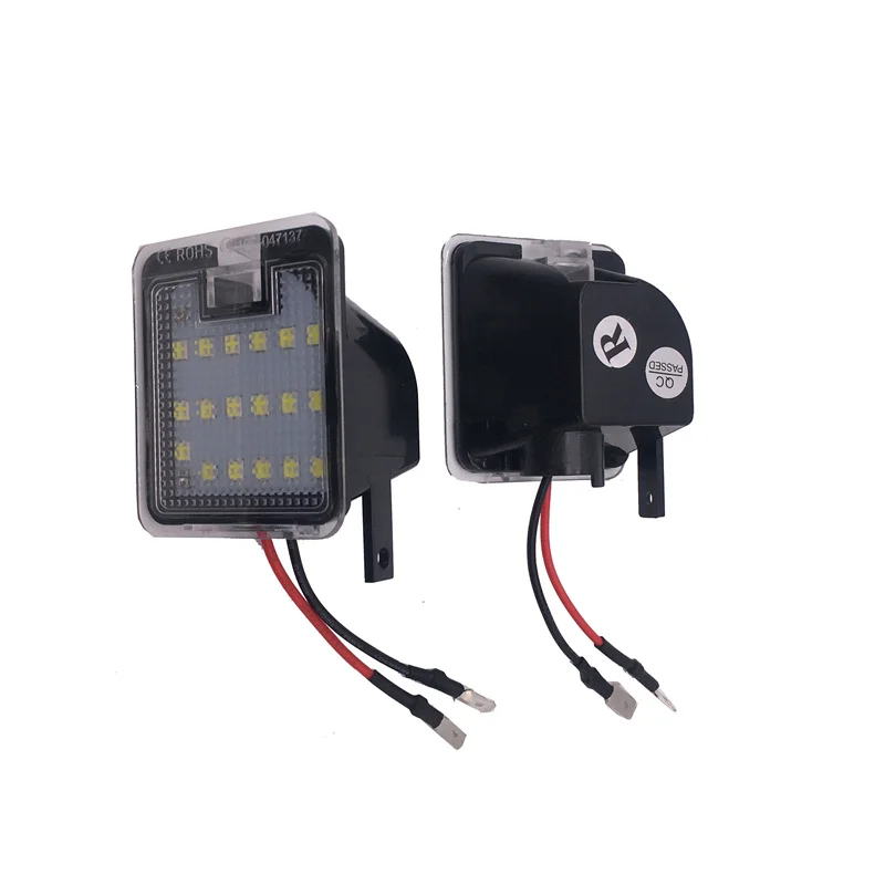 2Pcs LED Escape Auto Courtesy licht Auto Tür Unde Seite Spiegel Licht Für Ford Focus 3 Kuga 2 S-Max WA6 2 Mondeo 4 5 Grand C-max 2