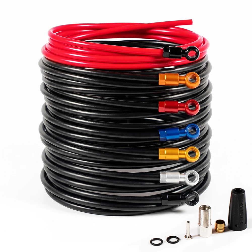 Kit de manguera de freno hidráulico para bicicleta Chooee, 5 mm x 2 m, compatible con BH90/BH59, para frenos de aceite SHIMANO SLX/XT/XTR, SRAM, Avid, Tektro
