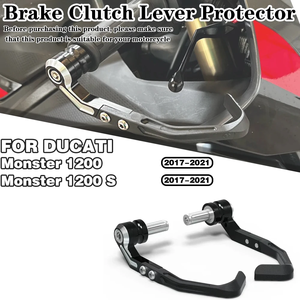 

For DUCATI Monster 1200 / S 2017 2018 2019 2020 2021 Motorcycle modification accessories Brake and Clutch Lever Protector Kit