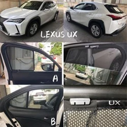 レクサス UX ZA10 250H 2019-2023 車用 リアサイド ベビーウィンドウ サンシェードシールド フロントバック フロントガラスカーテン サンシェードバイザー