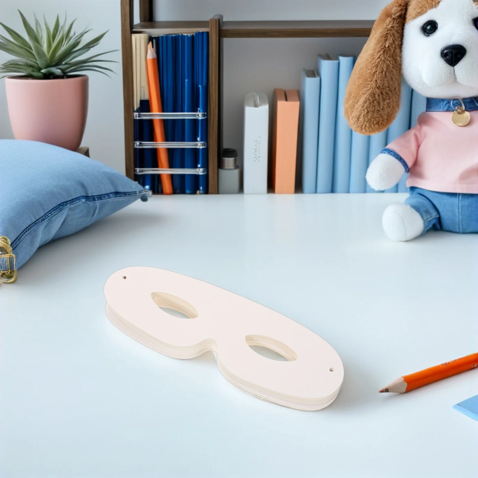40 قطعة من قناع الأطفال القابل للطلاء DIY أقنعة ورقية بيضاء بحزام مطاطي لحفلات أعياد الميلاد والكرنفال لوازم فنية للحرف اليدوية