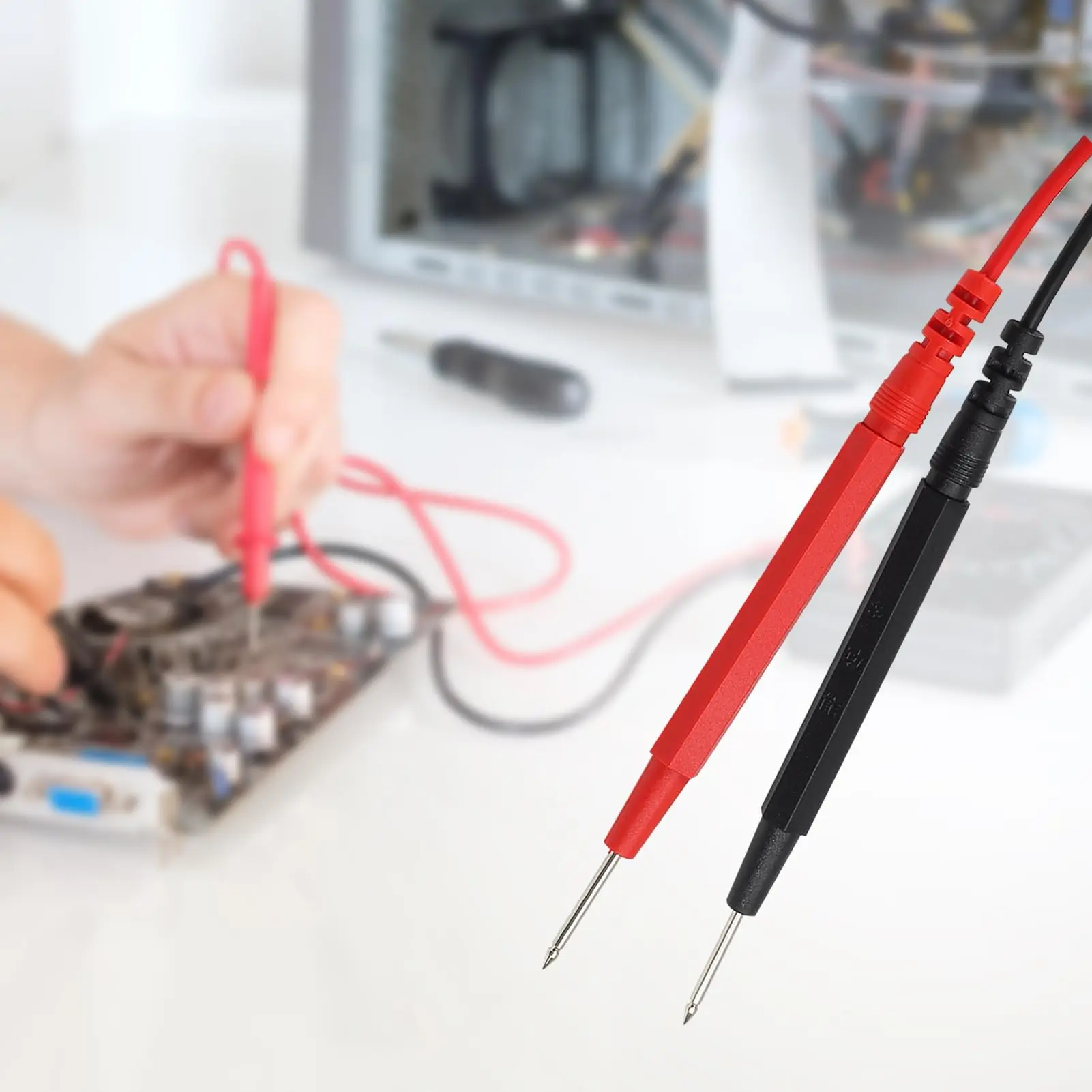 مجموعة موصلات اختبار متعددة 16 في 1، سلك اختبار، مجسات رقمية ومجموعة موصلات مع قلم اختبار قابل للاستبدال، مشابك التمساح #3