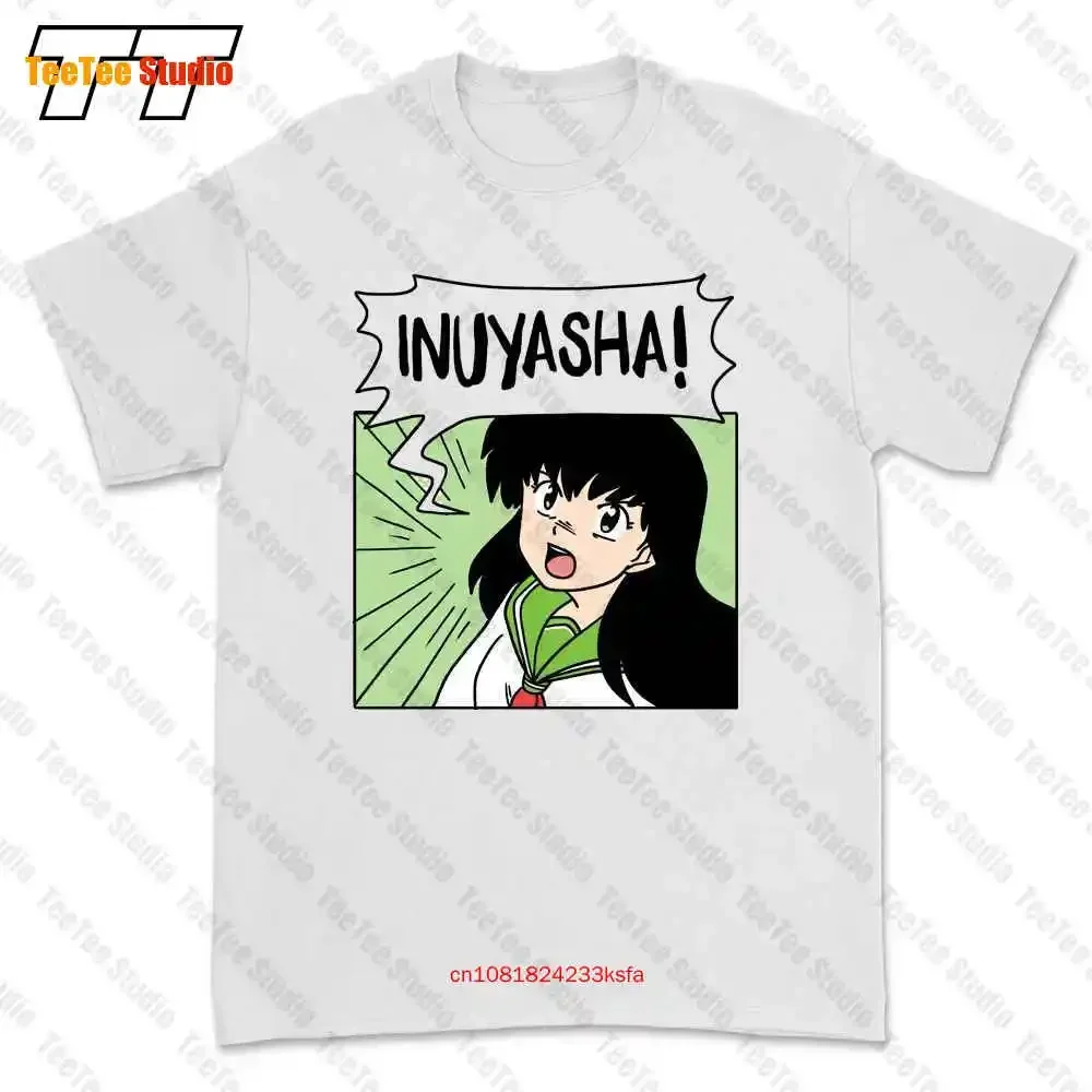 Kagome Screaming Inuyasha T-shirt Tee J3Y8