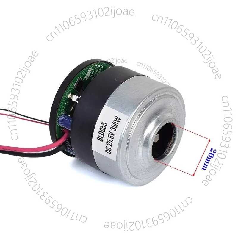 H55 العنيفة عالية السرعة فرش مكنسة كهربائية مروحة المحرك تيار مستمر 29.6 فولت 350 واط عالية الطاقة المدمج في سائق #5