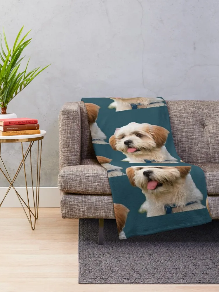 Shichon mignon, la vie est meilleure avec un Shichon, amoureux des chiens, la vie est meilleure avec Throw Blanket Loose Blanket