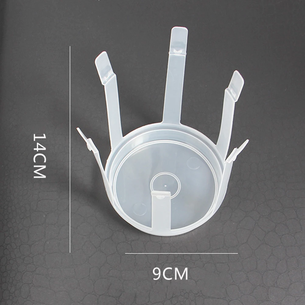 10 قطعة مثبت الزهور للباقات قاعدة بلاستيكية قوية قطعة مركزية مثالية لحفلات الزفاف مقهى ديكور المنزل باقة قاعدة ثابتة #3