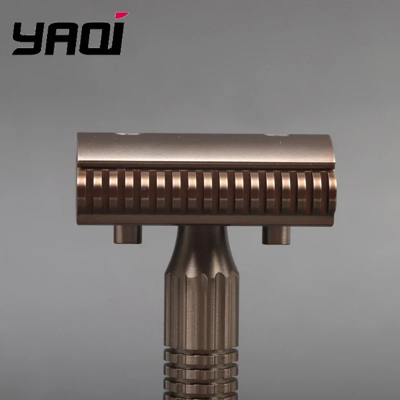 YAQI Bohemia 316 Stainless Steel Adjustable Baseplate Men Safety Razor - for Precision Shaving, Barber-Grade Men's Grooming Tool view 3