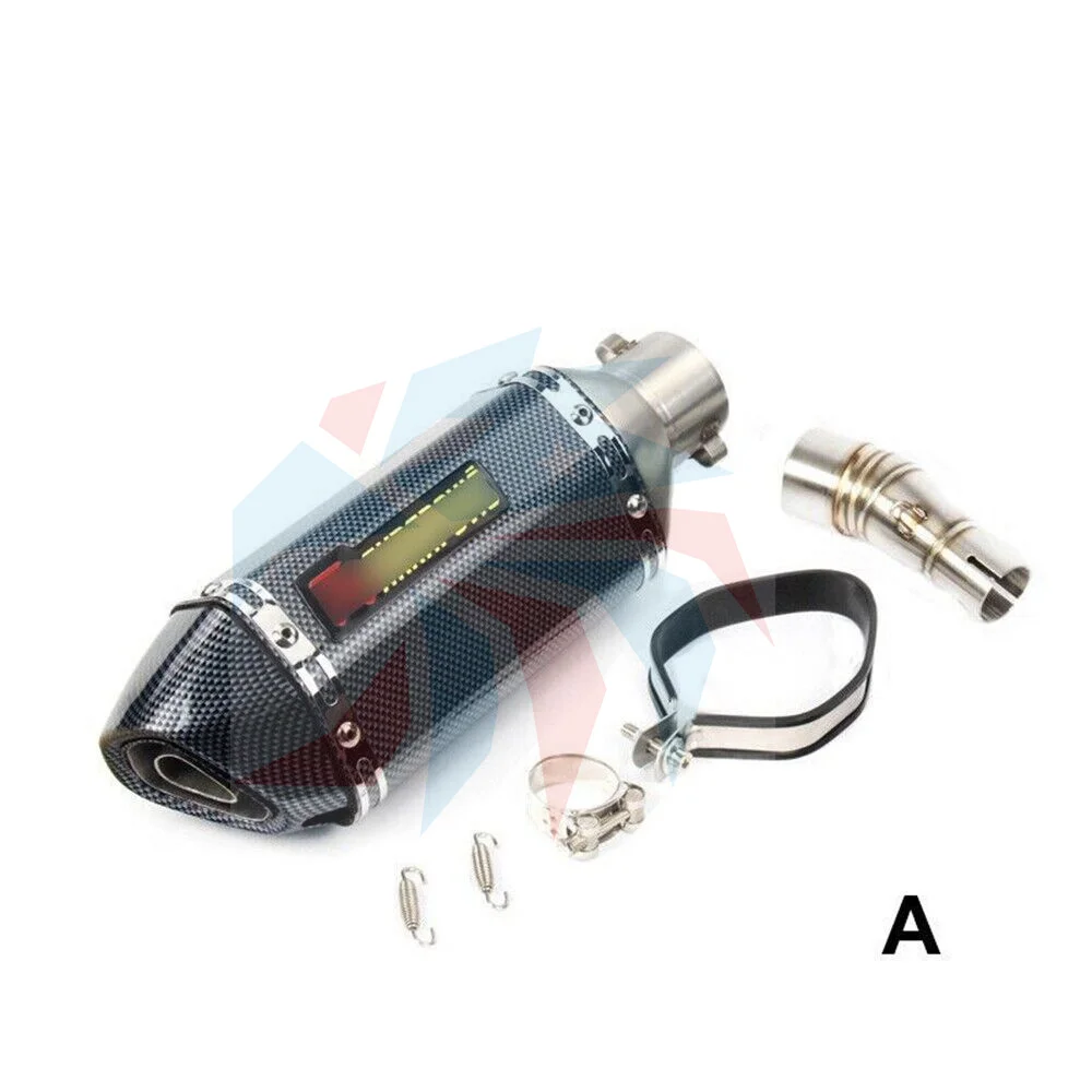 

Один универсальный 51 мм модифицированная выхлопная труба мотоцикла, подходит для мотокросса GSR150R Gsxr600 R6 Kawasaki глушитель