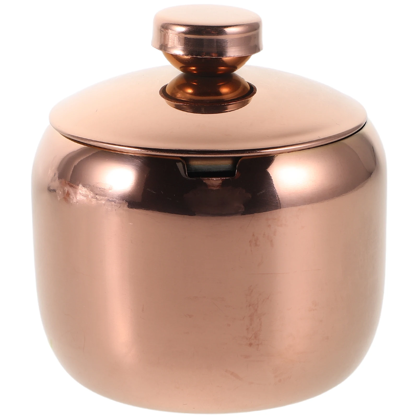 

Stainless Steel Seasoning Jar Round Airtight Condiment Containers Metal Spice Jars Empty Kitchen Storage Travel
