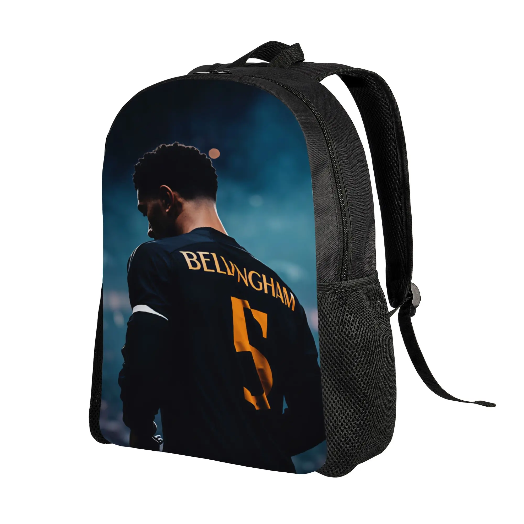 Jude-Bellingham Backpack Female  Print Backpacks Polyester Casual School Bags College Design Rucksack