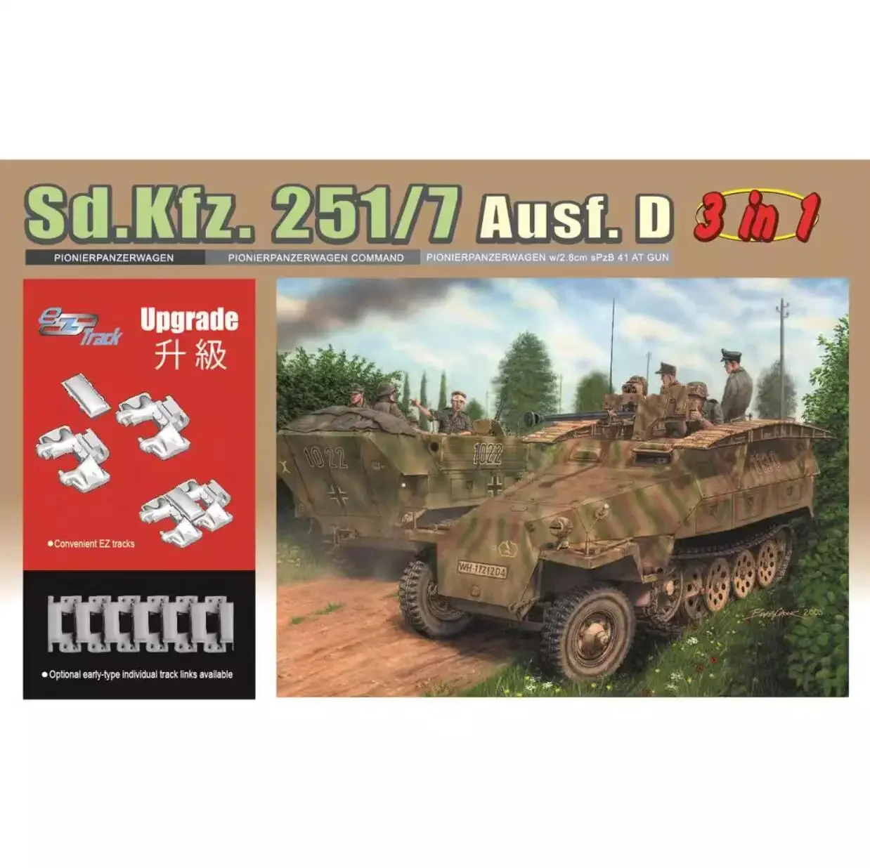 

Набор пластиковых моделей DRAGON 6223 1/35 Sd.Kfz.251/7 Ausf.D pionierpanzerdata