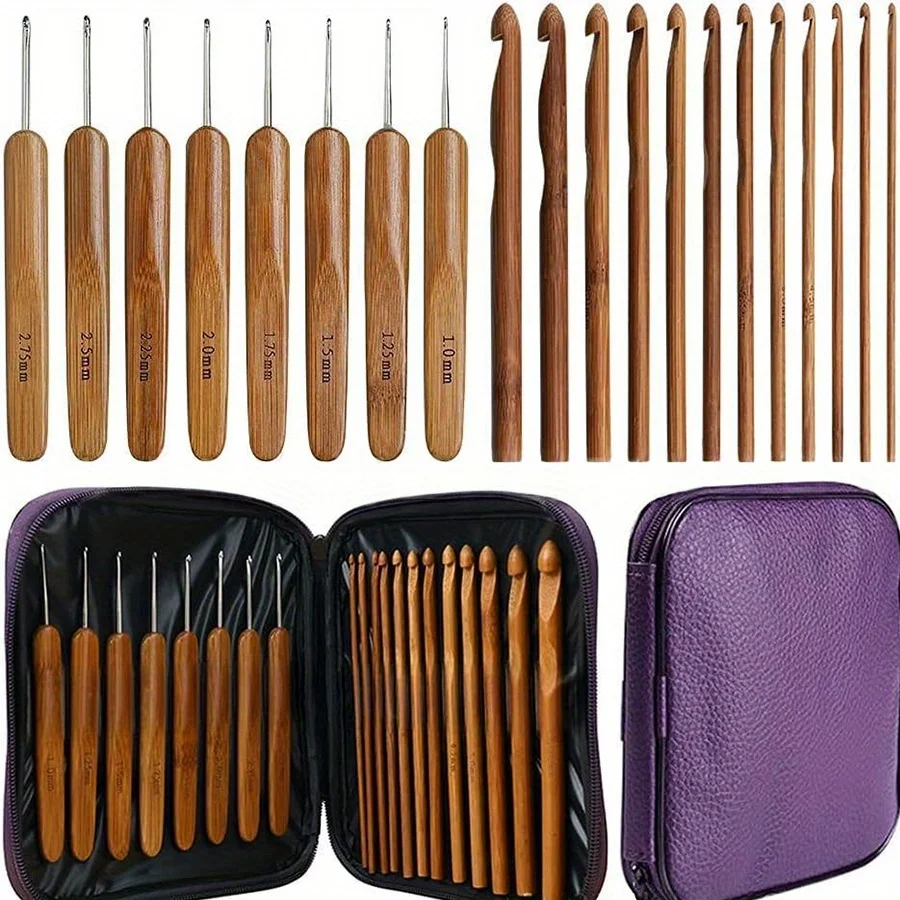 20Pcs Bamboo Croche…