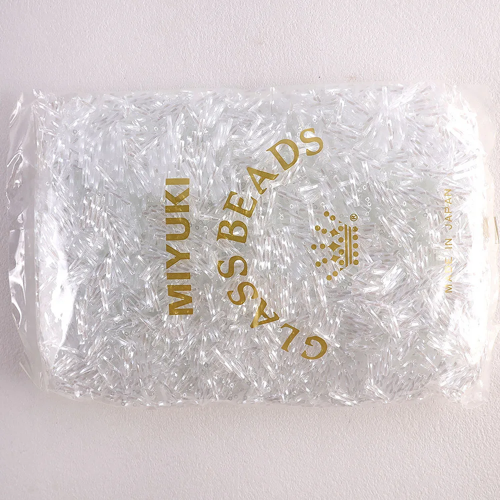 TW spiral tube beads imported from Japan, multi-size 450g for wedding dress, various DIY