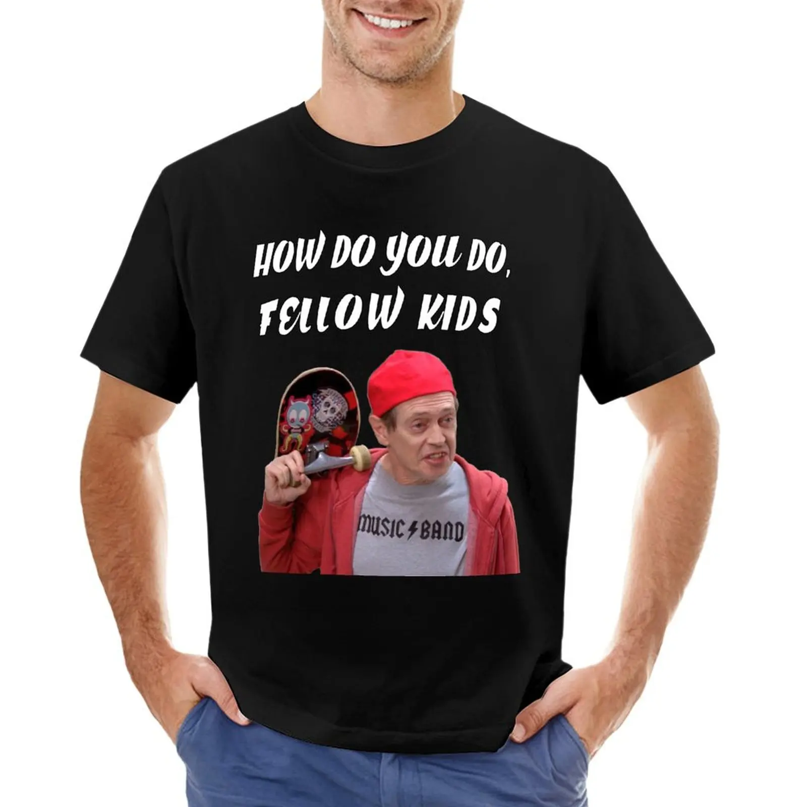 How Do You Do, Fellow Kids T-Shirt man clothes vintage graphic t shirt vintage anime stuff clothing for men