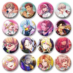 Paradox Live Tinplate Brooch Pins on Backpack Anime Figures Anne Faulkner YEON HAJUN Badge Bag Shirt Accessories Jewelry Gifts