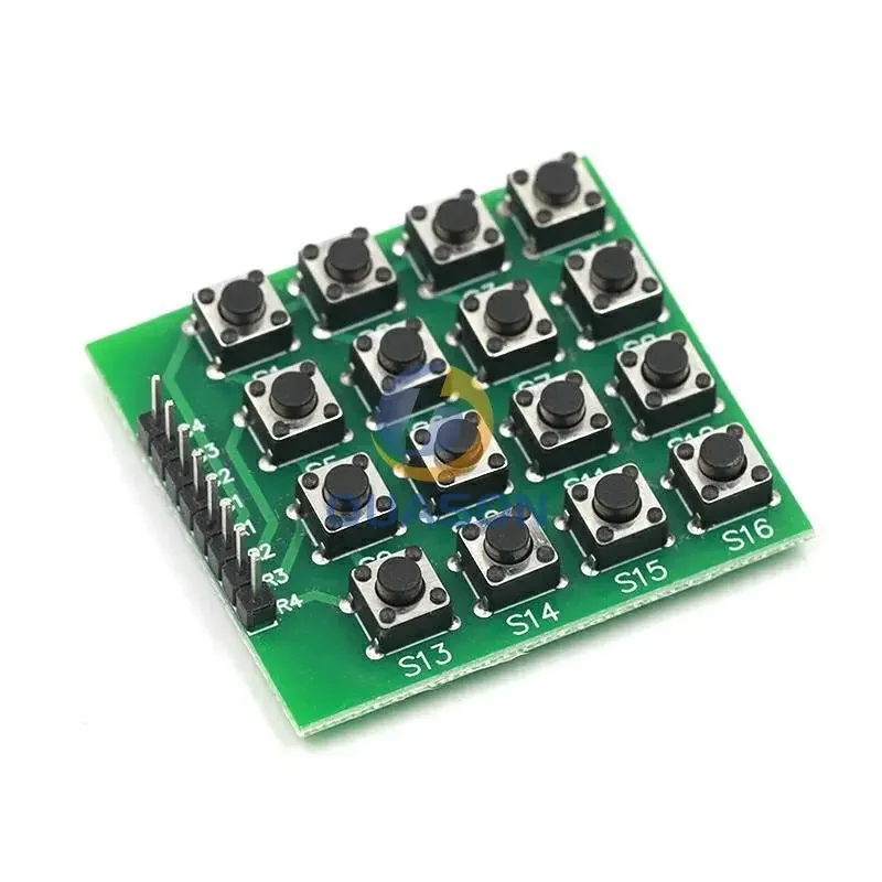 Modul Keyboard Keypad 4x4 Matrix 16 16 Tombol Mcu untukArduino