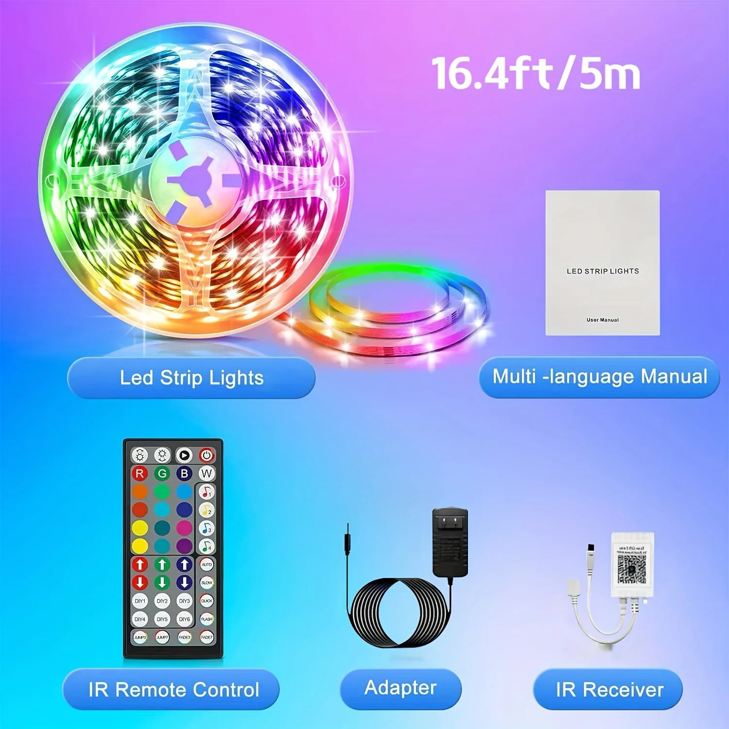 100Ft/30M USB LED diody na wstążce RGB 5050 Wifi Bluetooth kontrola aplikacji elastyczny lampa wstążkowa do wystroju pokoju podświetlenie TV Alexa