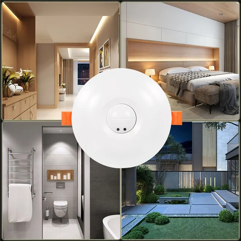 FFYY-Ceiling Mounted Microwave Radar Sensor 360 Degree Motion Detection Switch Detector For Commercial Applications