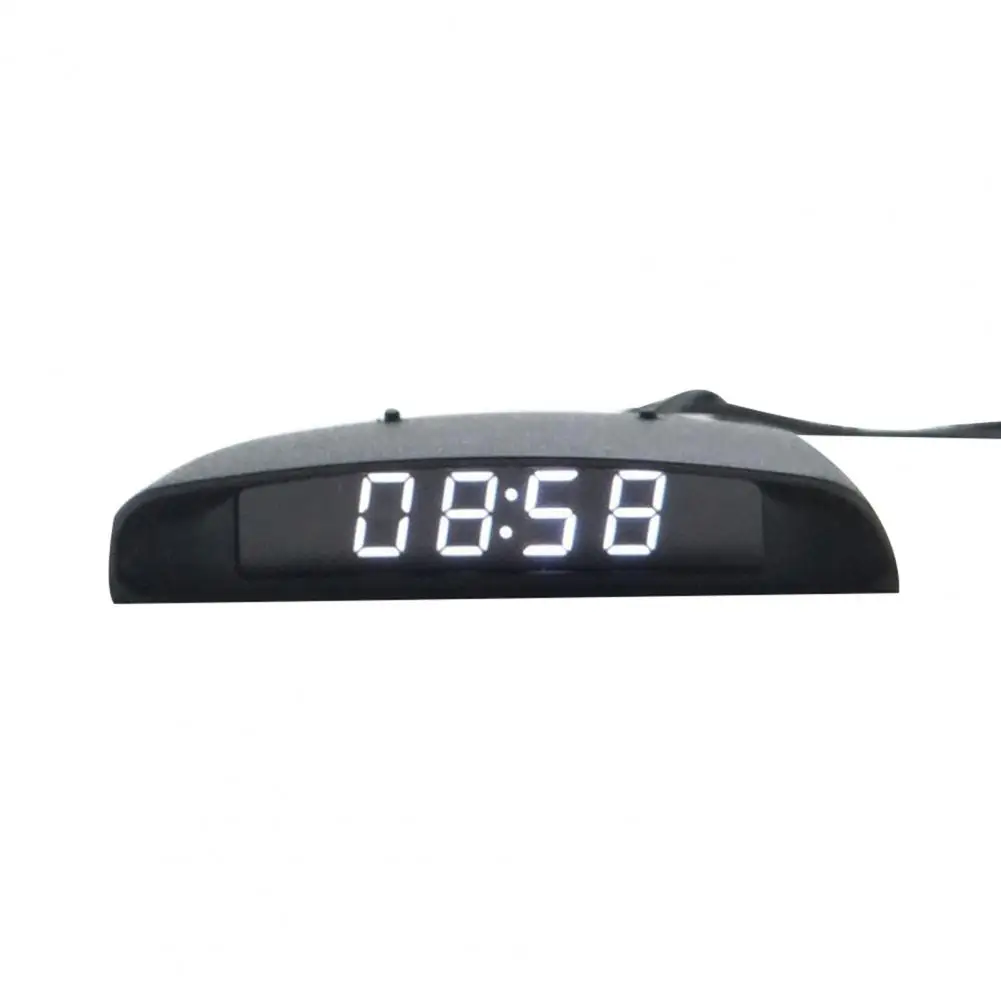 Electronic Clock Contracted Car Digital Clock Practical Car Digital Clock LED Vehicle Clock Sturdy Vehicle Clock for Driver