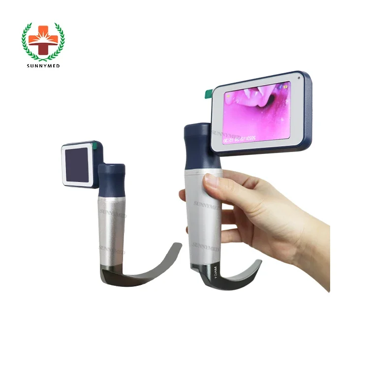 SY-P020N Professional Portable Endoscope Laryngoscope Tracheal Intubation Laryngoscopy with 3 Inch Monitor