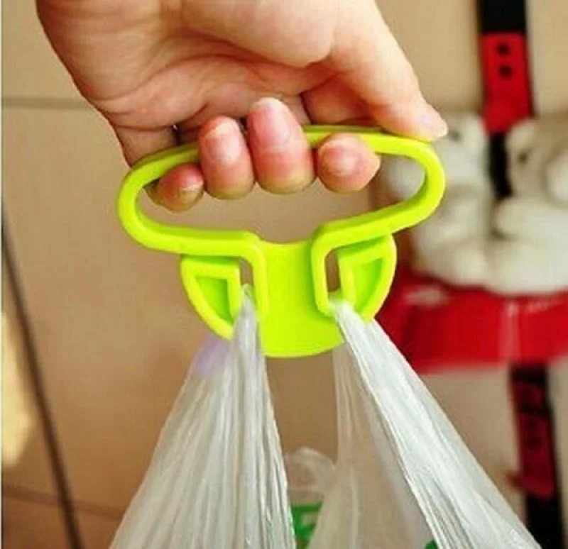 1Pcs H-Shaped Bag Holder Carrier Hook Hanging Grocery Shopping Bags Comfortable Convenient Handle Grip Lifter Kitchen Tool