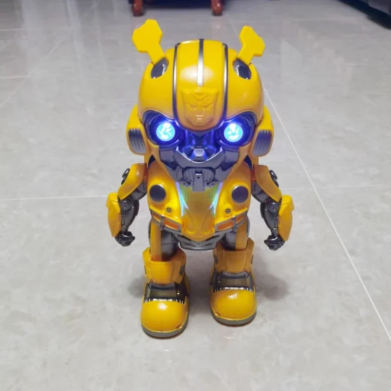 Robot Transformers de juguete Bumblebee con Control remoto, máquina de programación de Educación Temprana, figura de acción de baile inteligente, regalo de juguete