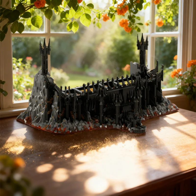 

6772pcs MOC Barad Dur Part 1 6 Hobbit Lord Rings The Model Building Blocks Architecture Christmas Gifts Toy Idea Education DIY