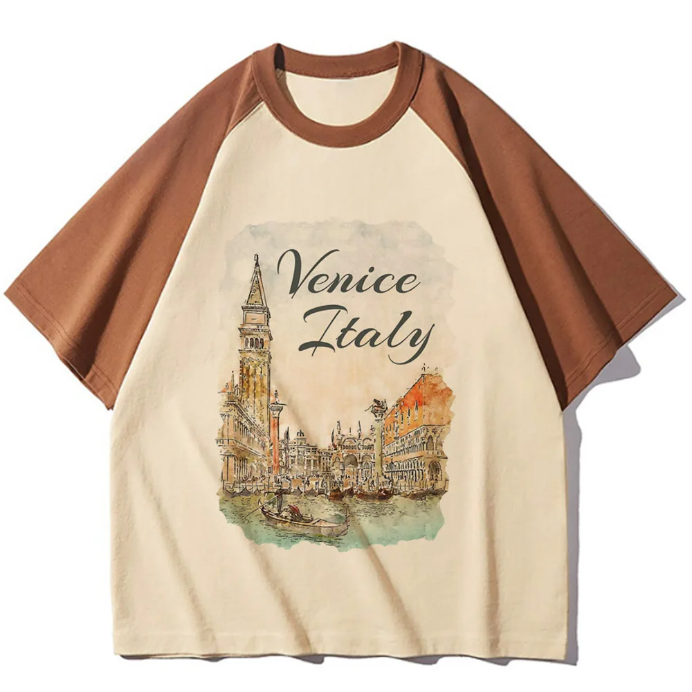 Italy top women streetwear t shirt girl streetwear clothing