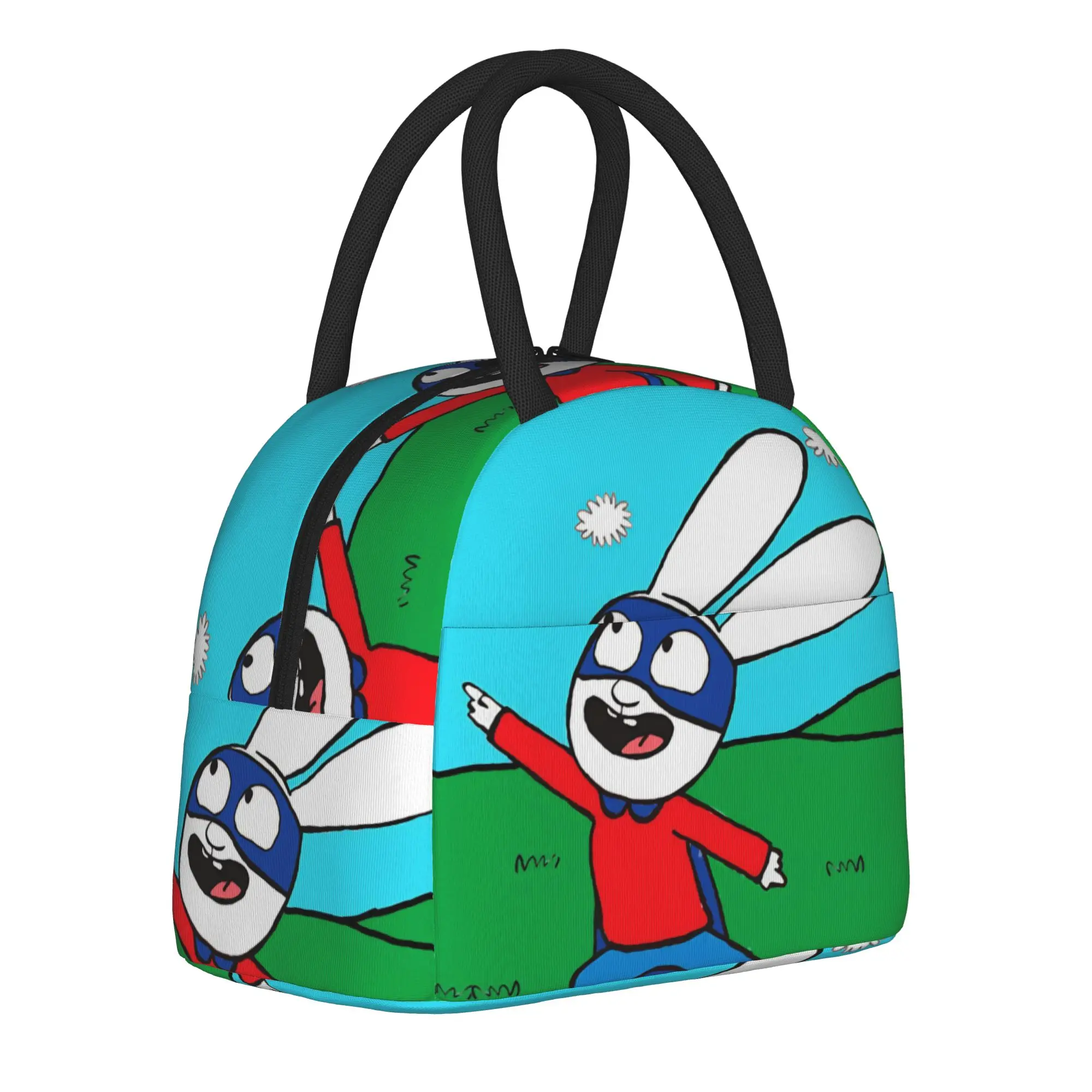 Simon Super Rabbit Accessories Insulated Lunch Bag For School Office  Food Container Portable Cooler Thermal Lunch Boxes